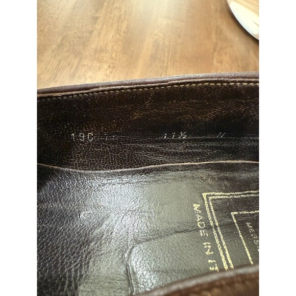 Christian Dior Monsieur Brown Leather Snakeskin Trim Tassel Loafers 11.5 Italy - Picture 11 of 14